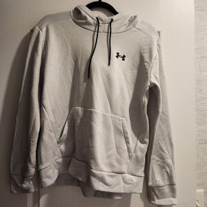 Under Armour Men's Light Gray Hoodie Size S Euc